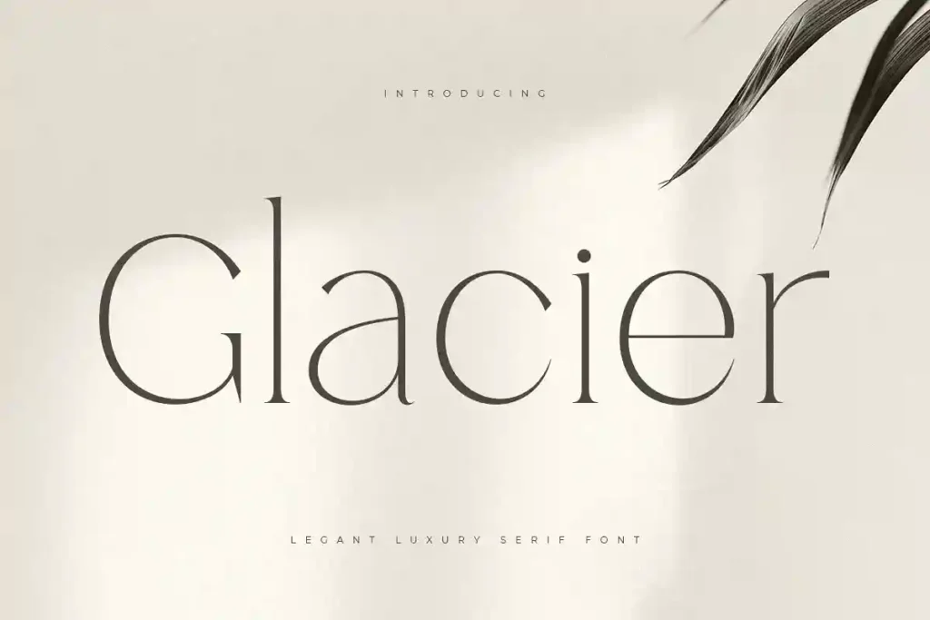 24 Beautiful Romantic Fonts to Celebrate Love All Year Long | ResourceFlix Glacier- romantic font
