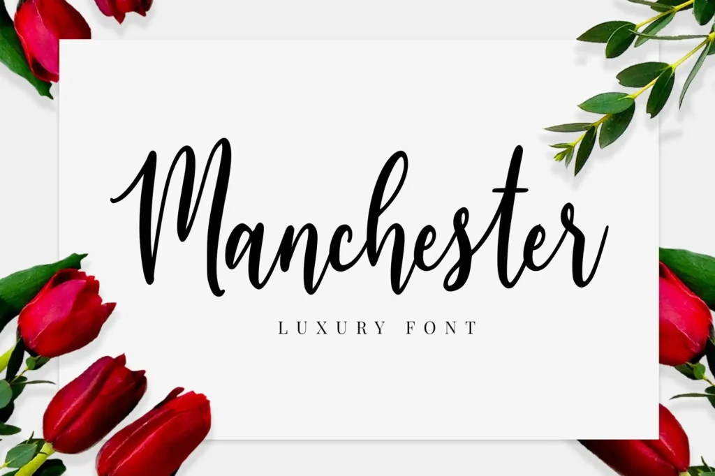 24 Beautiful Romantic Fonts to Celebrate Love All Year Long | ResourceFlix Manchester – Wedding Font