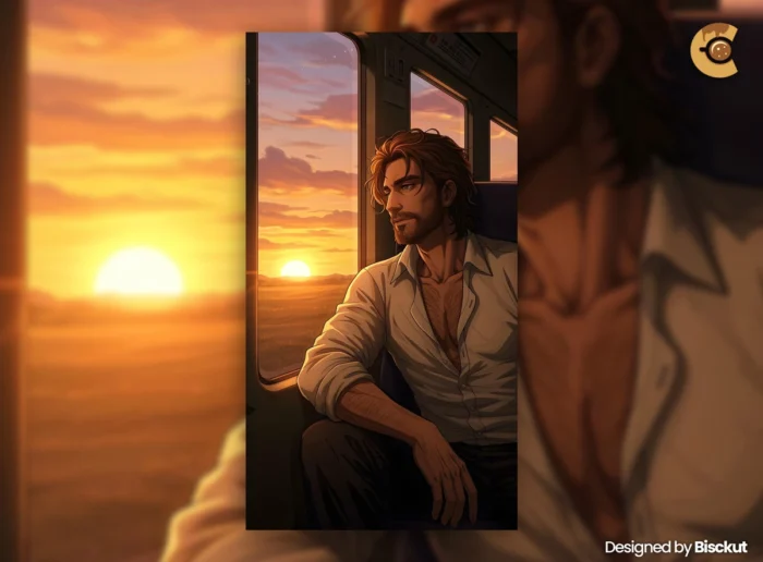 4k Alone Guy Anime Wallpaper at Sunset
