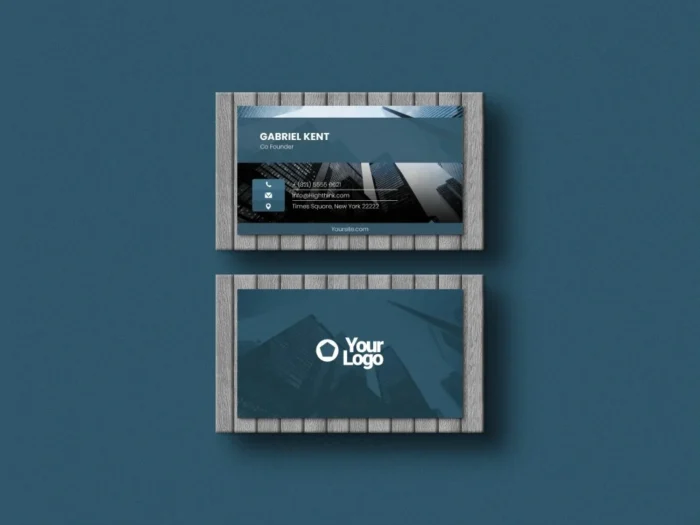 Free Corporate Business Card Template PSD