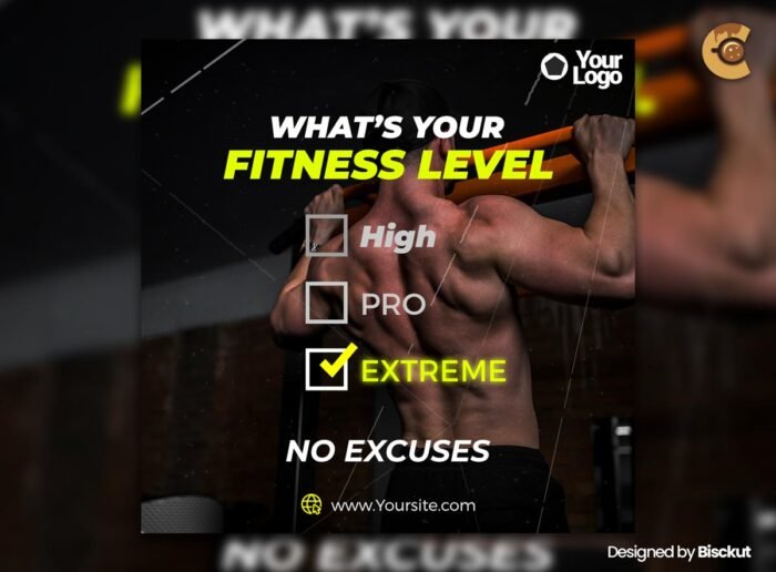 Free gym flyer template with bold design, perfect for fitness promotions and events. Easy to customize for quick marketing.