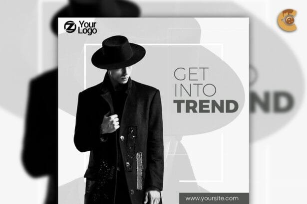 Minimal fashion flyer template featuring clean layout, modern typography, and editable design elements.