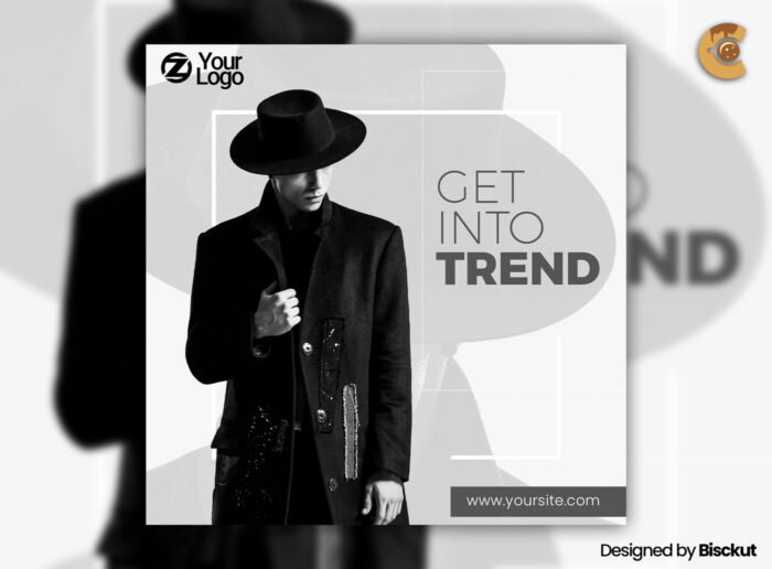 Minimal fashion flyer template featuring clean layout, modern typography, and editable design elements.