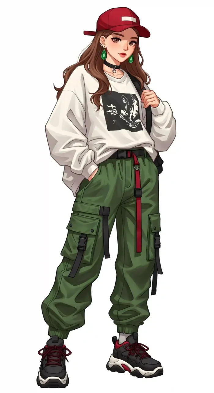 Anime Style Girl Wallpaper