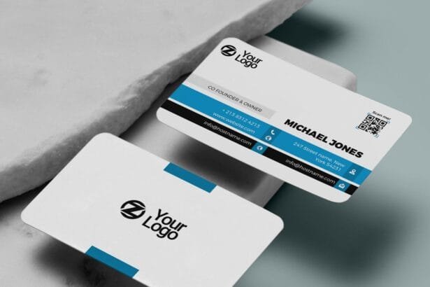 Simple Corporate Business Card Template. Editable PSD, CMYK, 300 DPI, print-ready. Ideal for professionals, businesses, and networking.