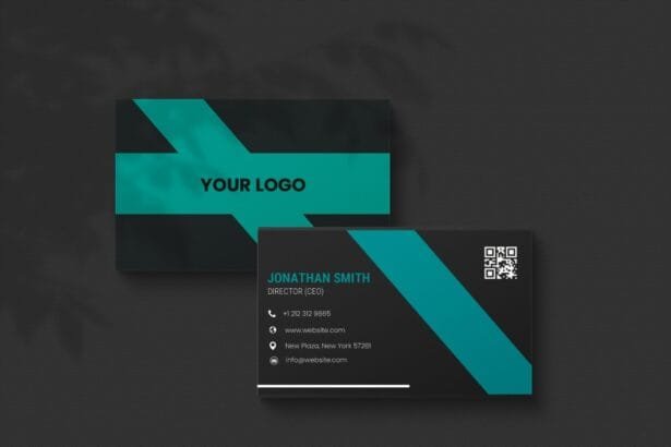 Free Modern Corporate Business Card Template