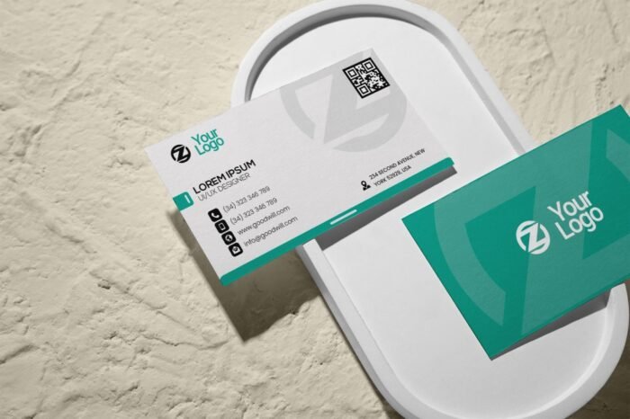 Free Modern Minimal Visiting Card PSD