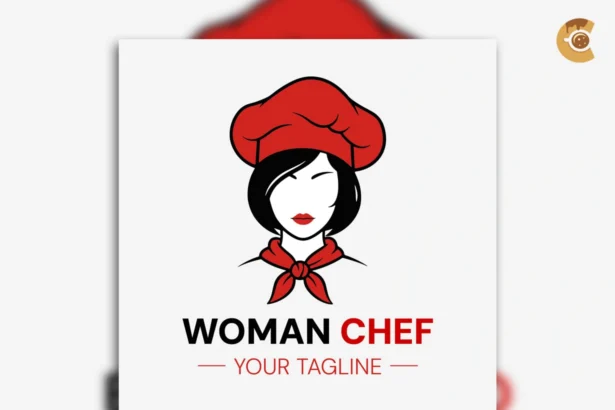 Free Woman Chef logo