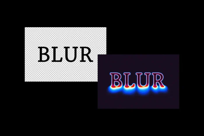 Free Trippy Blur Text Effect