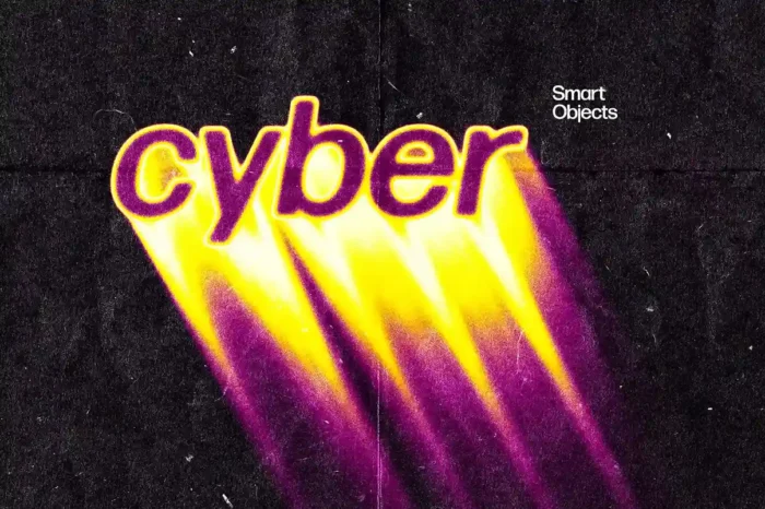 Free Bright Rushing Text Effect for glowing, futuristic typography with cyberpunk style.