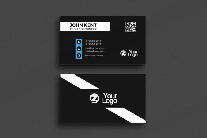 Dark Business Card Template