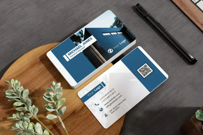Modern Construction Business Card Template