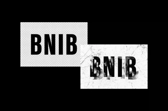 Free Displace Distort Text Effect for Photoshop