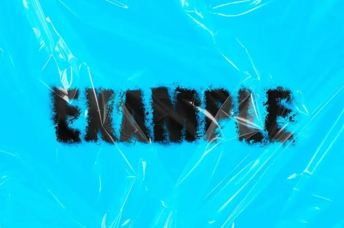 Free Dust Distortion Text Effect