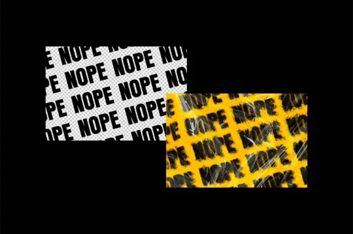 Free Dust Distortion Text Effect