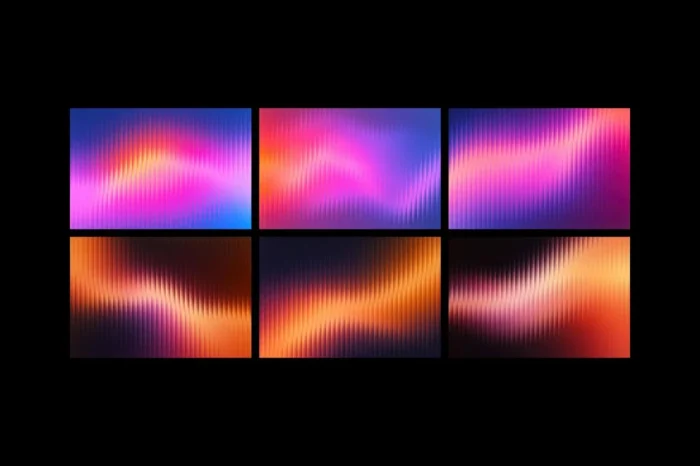 Free Vibrant Glass Gradients Textures