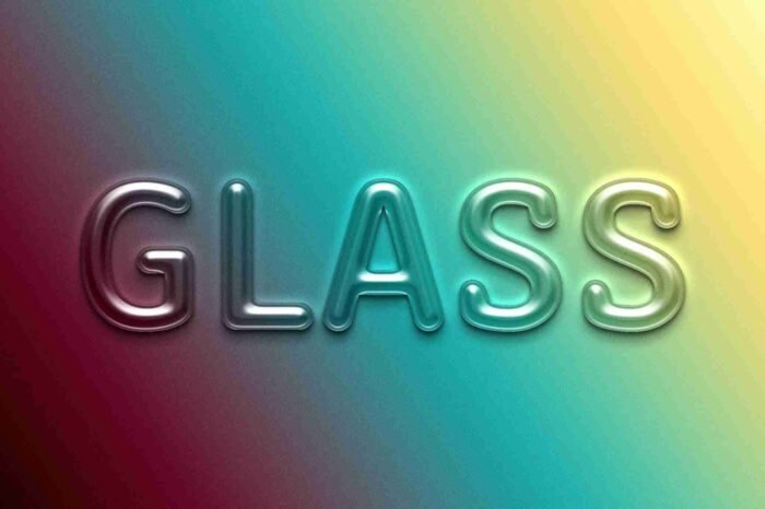 plastic text effects