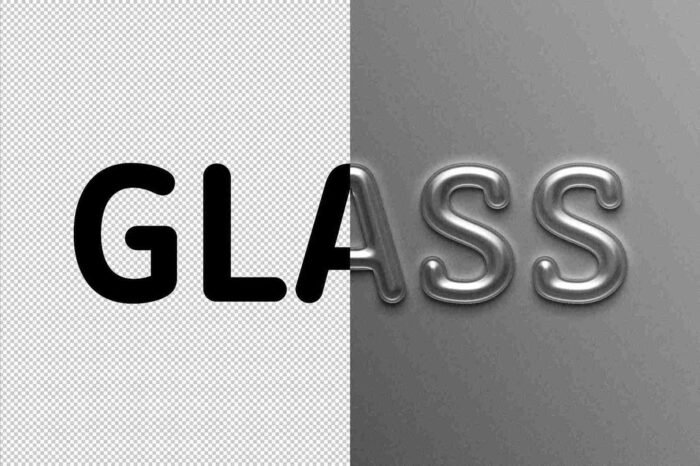 plastic text effects