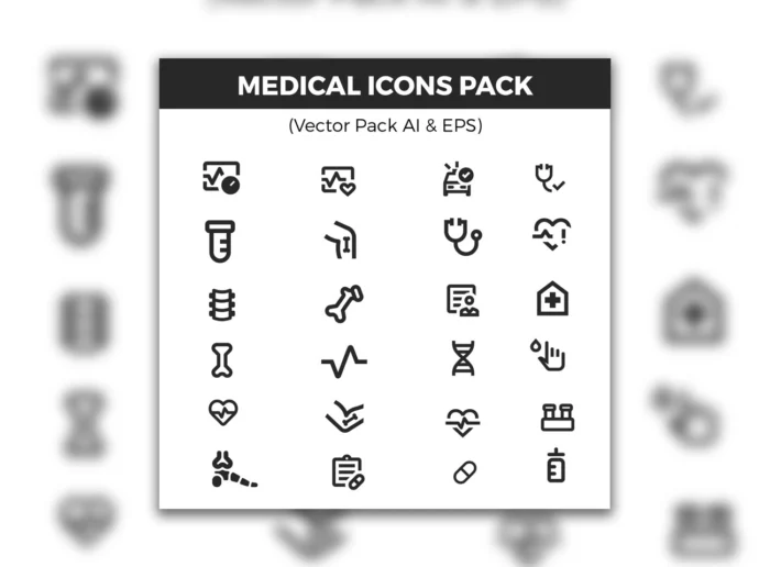 Free 24 Medical Icons Pack
