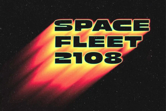 Free Liquid Blur Text Effect with retro-futuristic, glowing blur for cyberpunk typography.
