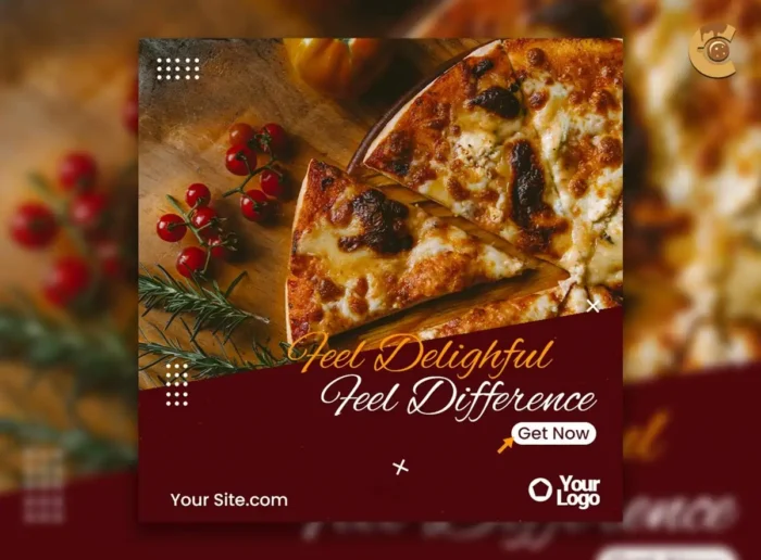 Editable Café & Restaurant Flyer PSD Template for food promotions, restaurant offers, and event announcements.