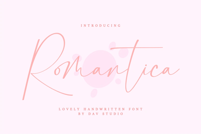 24 Beautiful Romantic Fonts to Celebrate Love All Year Long | ResourceFlix Romantica font