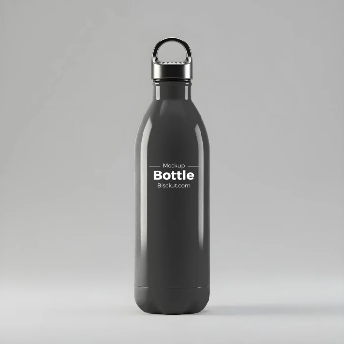 Free Water Bottle Mockup PSD - Image 2