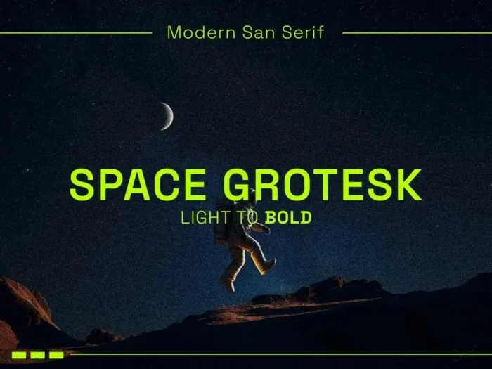 Space Grotesk - San serif font