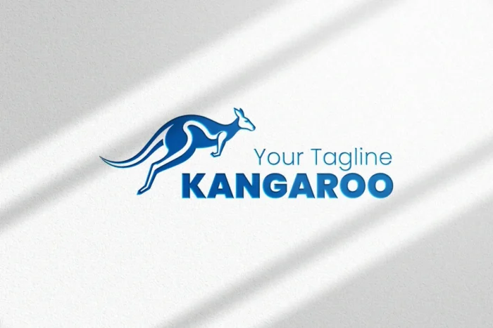 Kangaroo logo template
