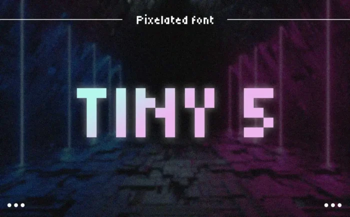Tiny 5 – Free Pixelated Font