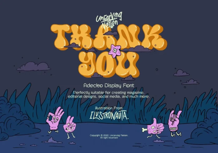 Adecko – Graffiti Display Font