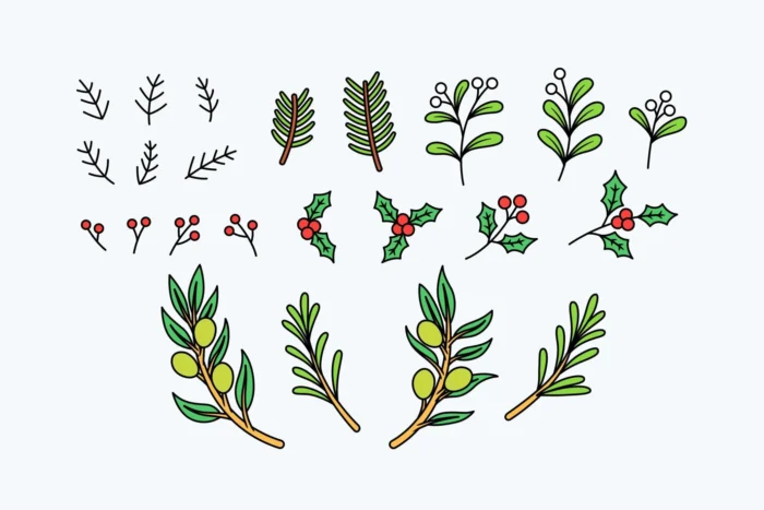 190+ Christmas illustrations pack - Image 5