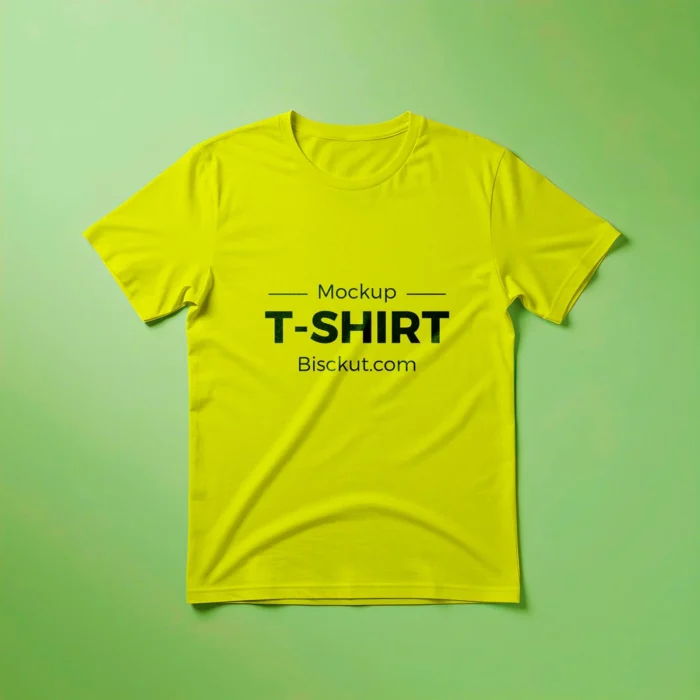 Free Crumpled T-Shirt Mockup - Image 3