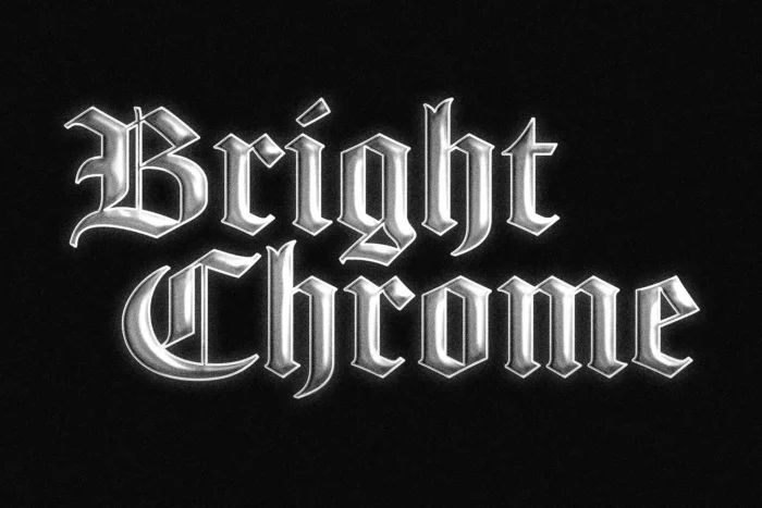 Free Gothic Chrome Text Effect - Image 3
