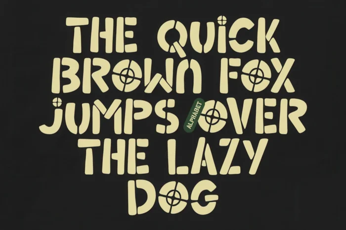 Groovy Riot — Stencil Handwritten Font - Image 2