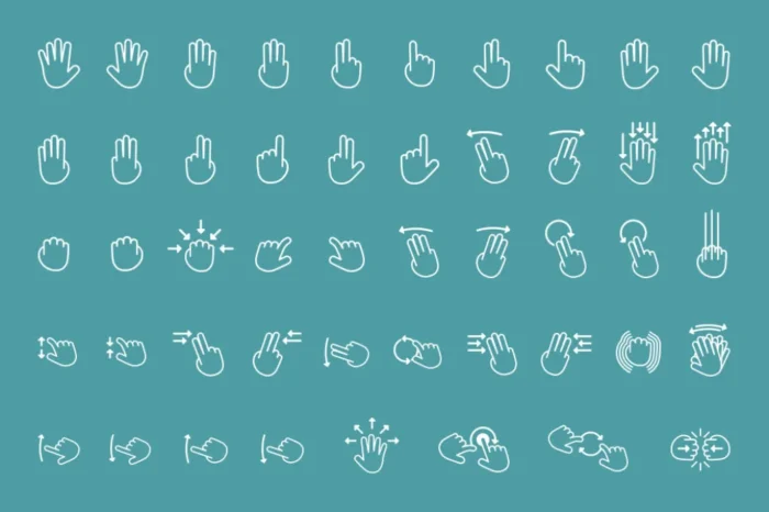 Free 100+ Touch Gesture Icons Download - Image 2