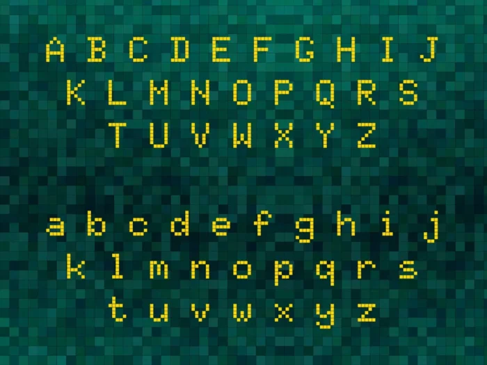 Doto Pixel Font – Variable Monospace Display Typeface