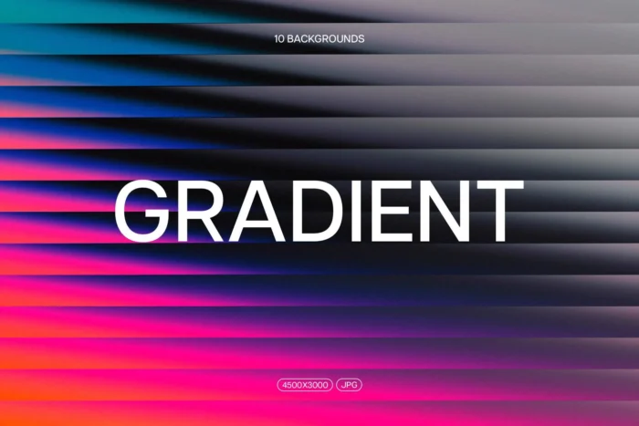Free Gradient Glass Backgrounds – Set of 10 JPGs