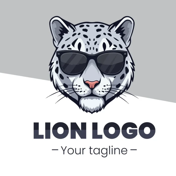 Grey Tiger Logo Template – Editable Vector in AI & EPS, Modern Design for Branding Use