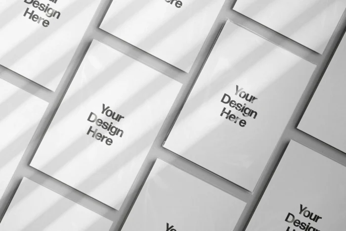 Free Plastic-Covered A4 Magazine Mockup