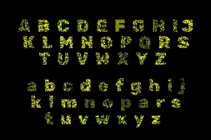 Rubik Pixels Free Glitch Display Font