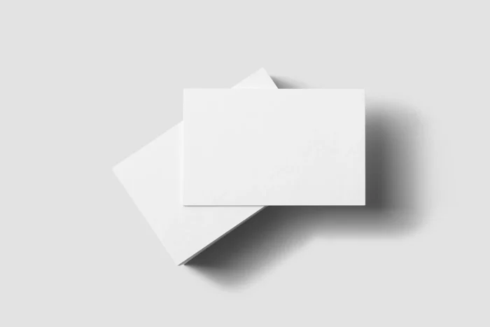 Smart object card mockup on customizable background