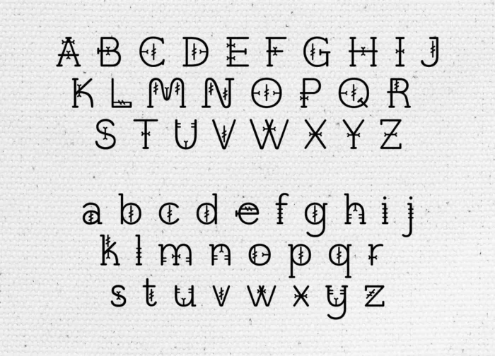 Outline font perfect for branding and posters