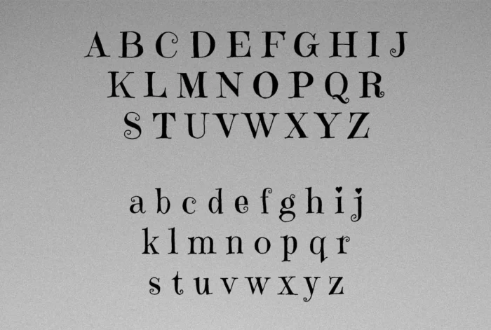 Romantic display font for Valentine’s Day designs