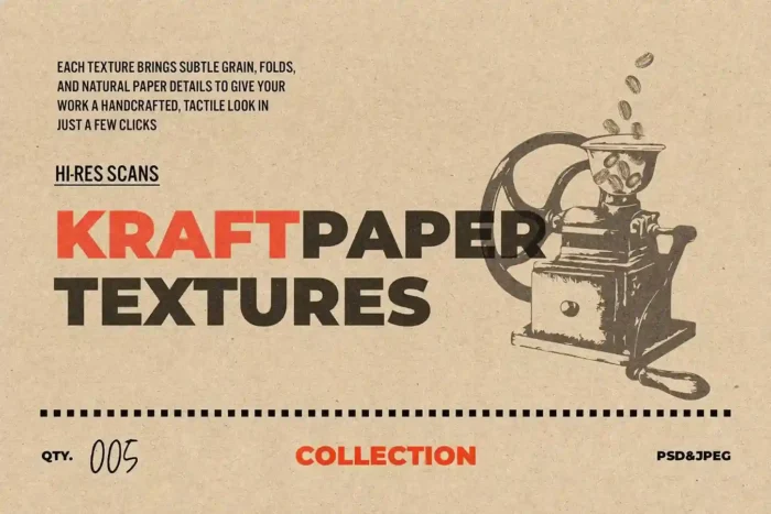 Free Craft Paper Textures Overlay Pack