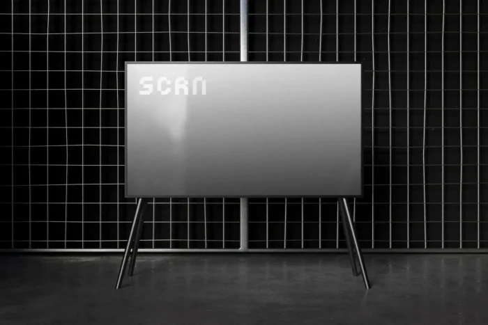 Free Industrial TV Screen Mockup PSD - Image 3