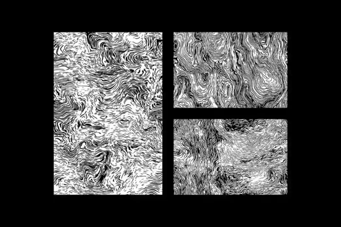 Editable wavy texture PSD for Photoshop and Illustrator