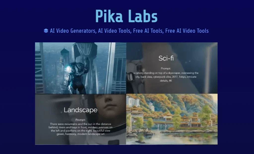 Pika Labs (Fast & Fun TextImage-to-Video)