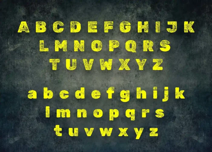 Rubik Dirt bold display font for posters and streetwear