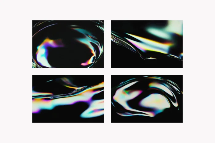 Free Rainbow Liquid Textures Template Pack - Image 2